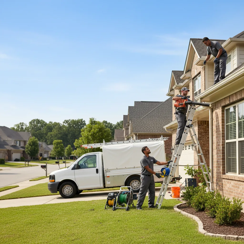 Home Gutter Service in Burkeville, TX near me